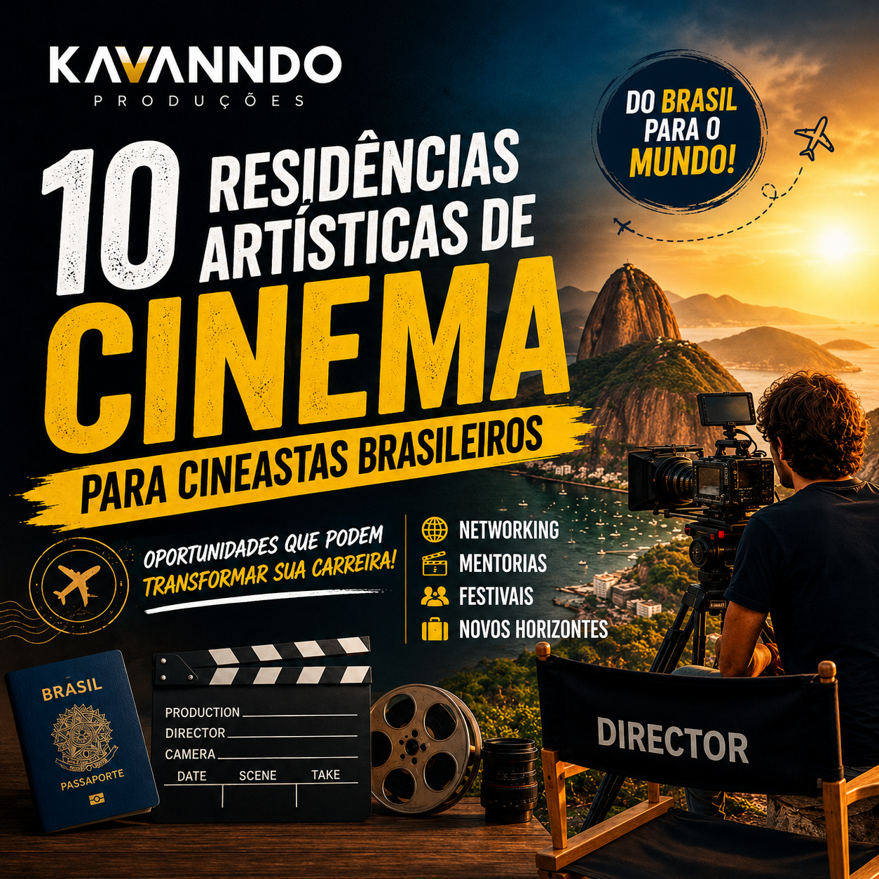 Do Brasil para o Mundo: 10 Residências artísticas de Cinema que Podem Transformar Sua Carreira