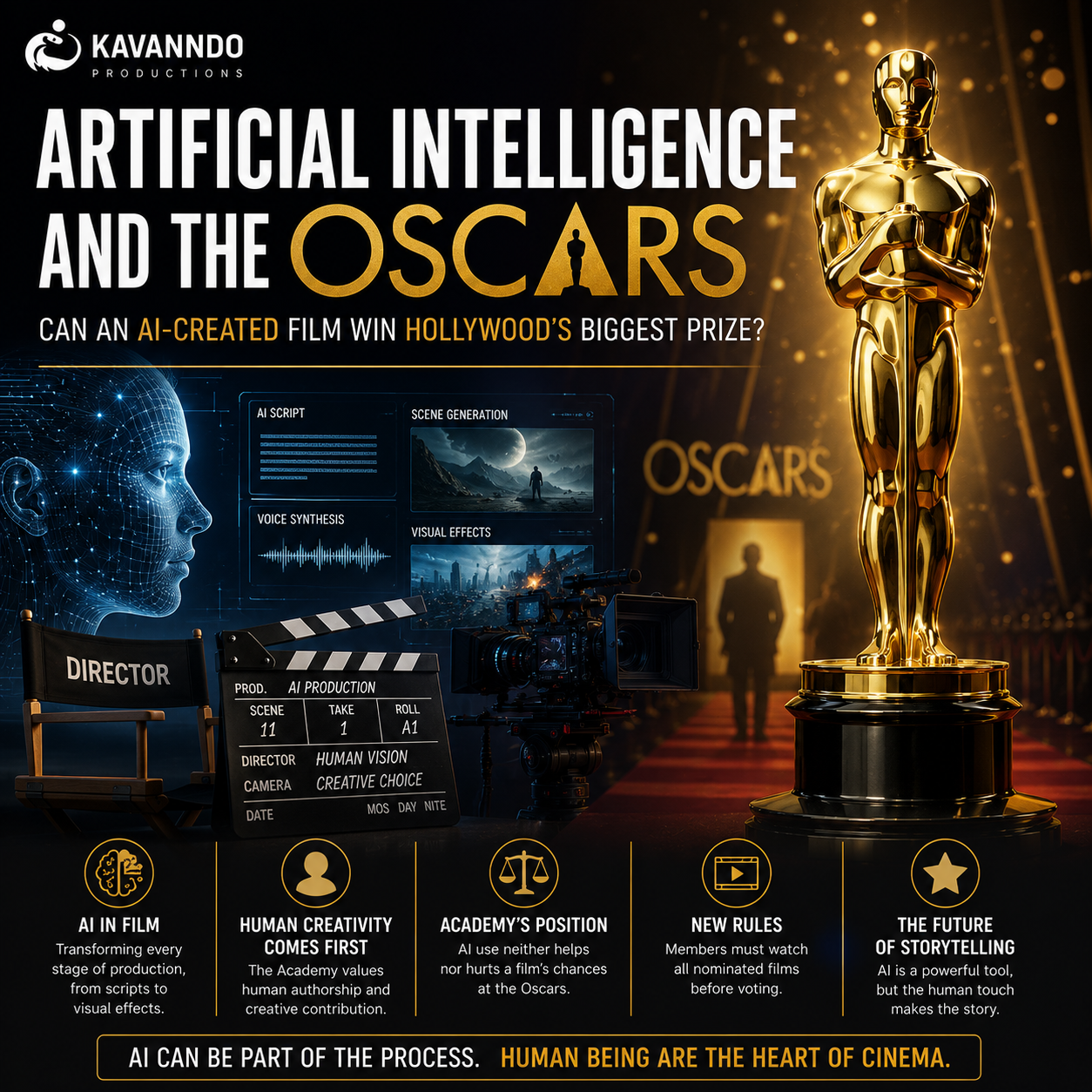 Artificial Intelligence and the Oscars: Can an AI-Created Film Win Hollywood’s Biggest Prize?